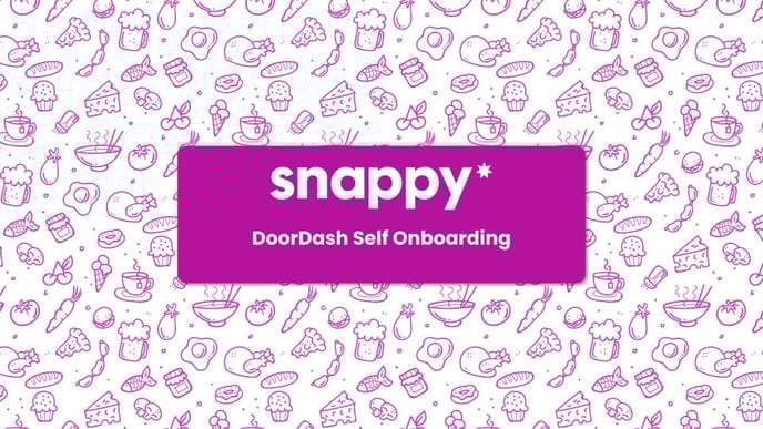 Doordash self onboarding